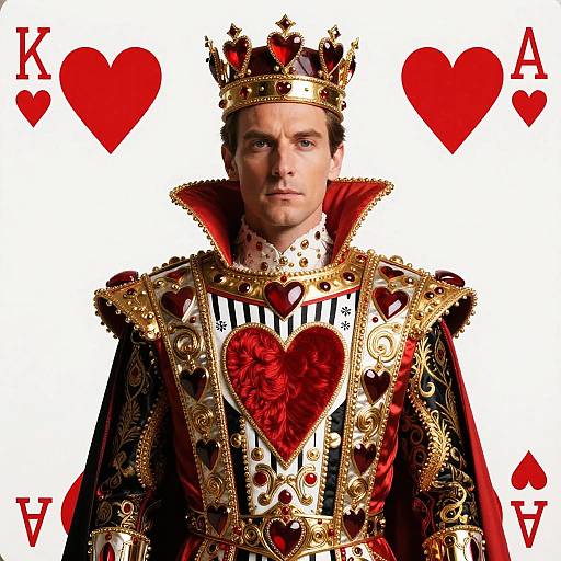 Cinematic Realism King of Hearts
