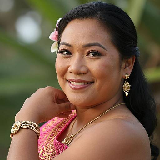 Photorealistic Portrait of Fijian Woman