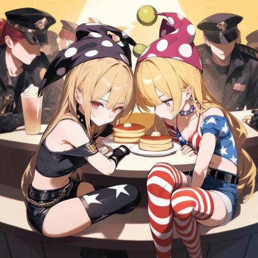 Vibrant Clownpiece Celebration at the Bar