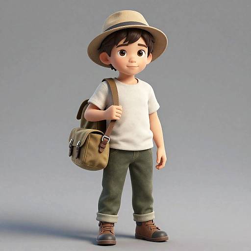 Cinematic Portrait of a Young Boy