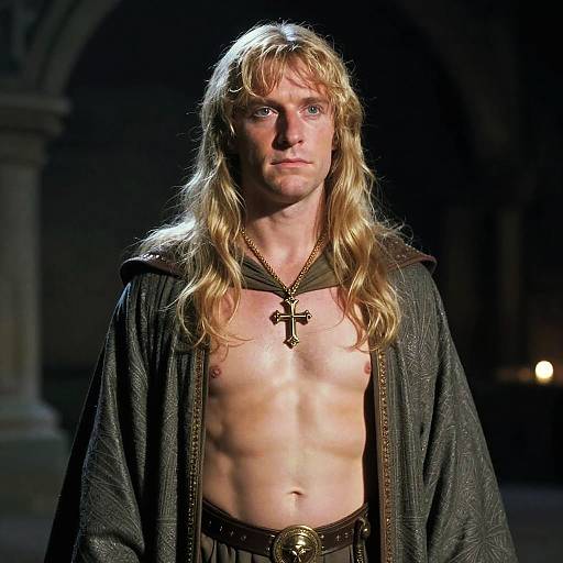 Majestic Human Wizard Portrait