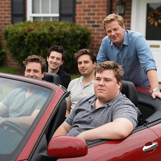 Relaxed Road Trip with Friends