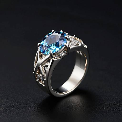 Futuristic AI-Designed Ethereal Ring