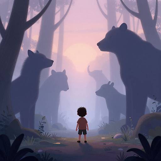 Fear of Giants in Mystical Forest