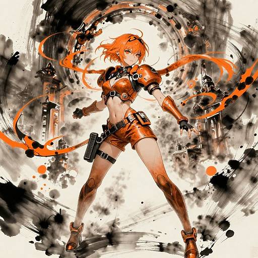 Paradox Cyberpunk Anime Girl