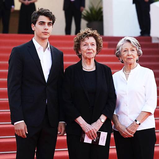 Red Carpet Stairs Portrait Scene