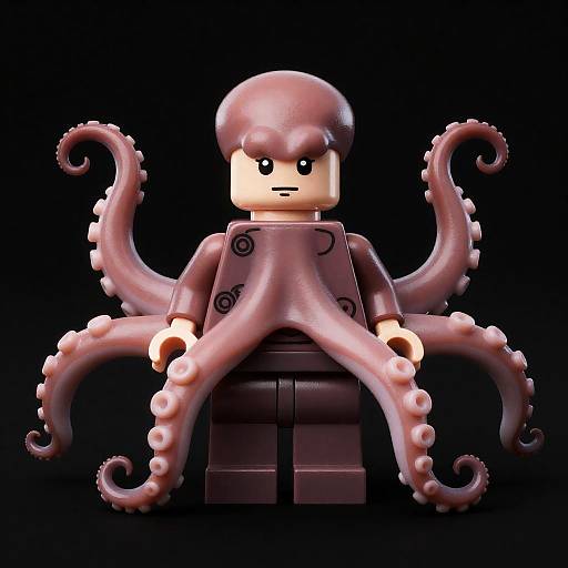 Gear-Adorned Deep Sea Octopus Avatar