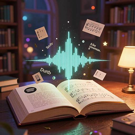 Dreamy Spotify Yearbook Scene