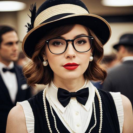 Stylish Flapper Costume with Accessories