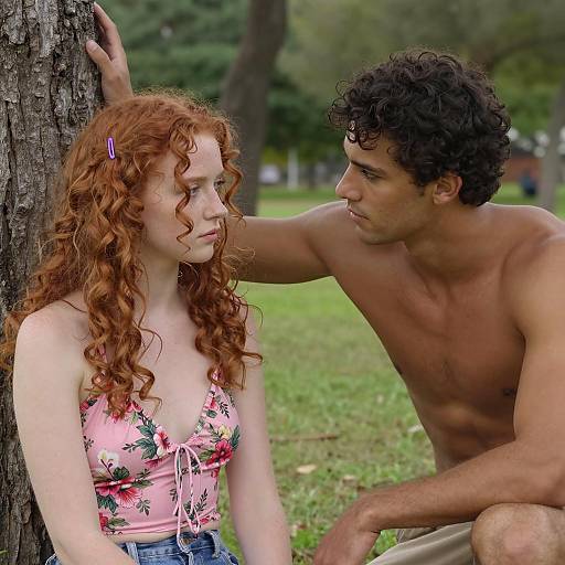 Dynamic Park Interaction Between Two Figures