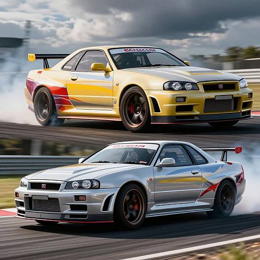 Ultra-Realistic Skyline GTR R34 Drift