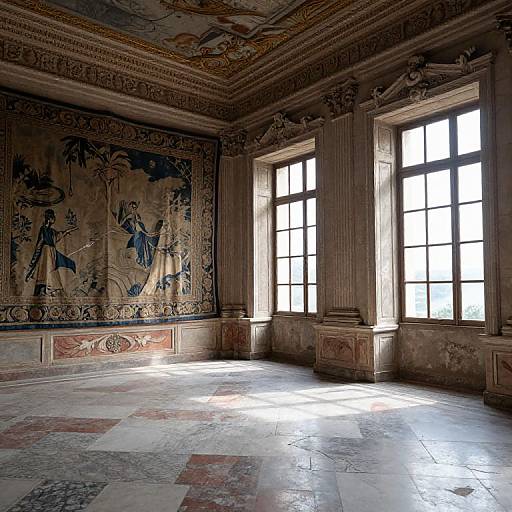 Worn Grand Royal Palace Hall