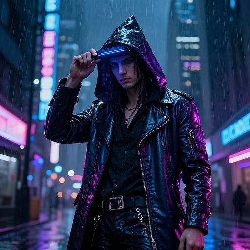 Cyberpunk Wizard Eraser Crowley