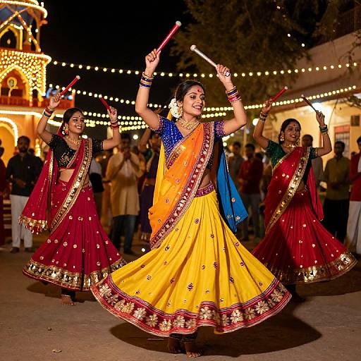 Vibrant Navratri Festival Dance
