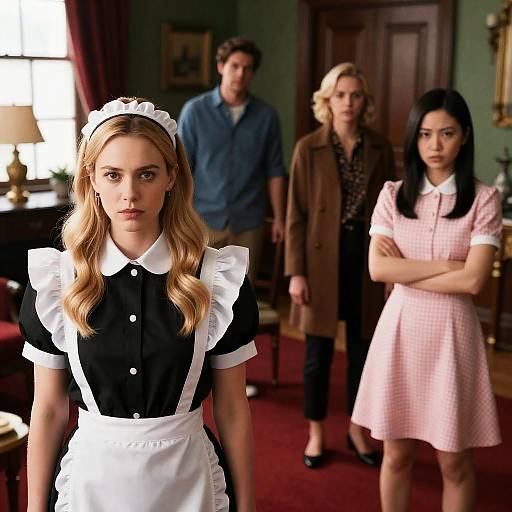 Dramatic Gathering in Elegant Setting