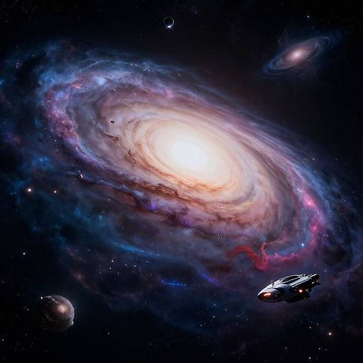 Epic Sci-Fi Cosmic Space Journey