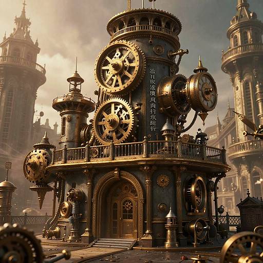 Steampunk Victorian AI Scene Generator