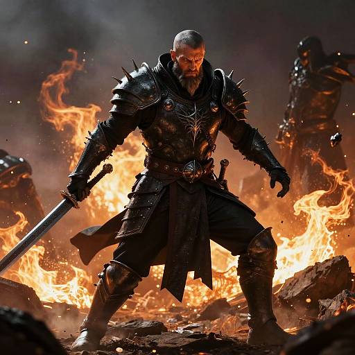 Epic Medieval Dark Lord Villain