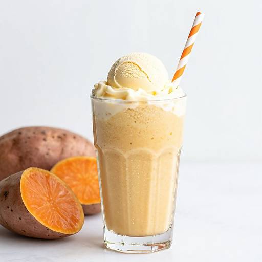 Sweet Potato Ice Cream Smoothie
