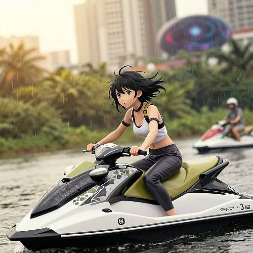 Hyperdetailed Anime Chupacabra Side View