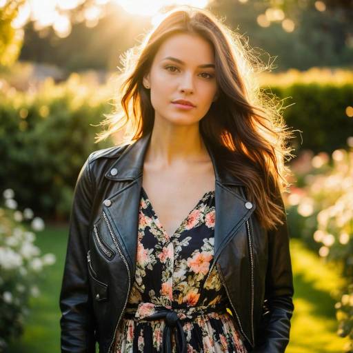 Serene Outdoor Portrait in Golden Hour
