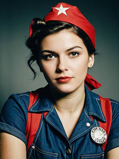 Rosie Riveter Cosplay Editorial Headshot