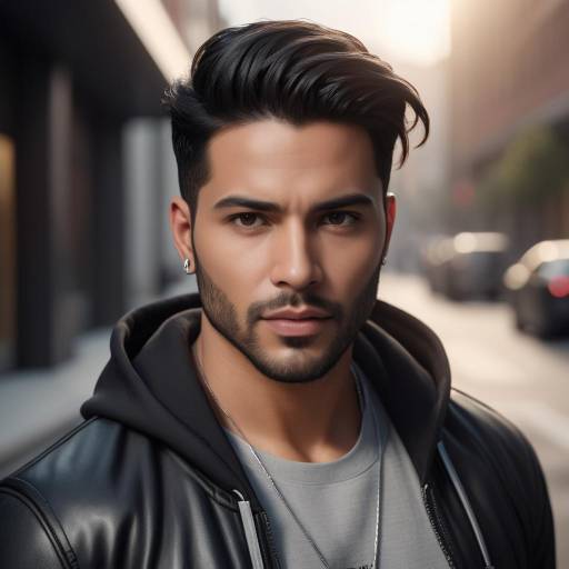 Charming Streetwear Portrait of a Man