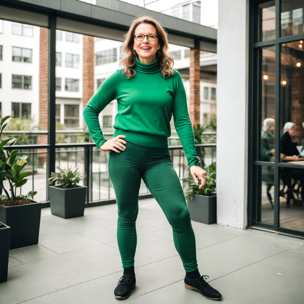 Strategist Stretching in Co-Working Space