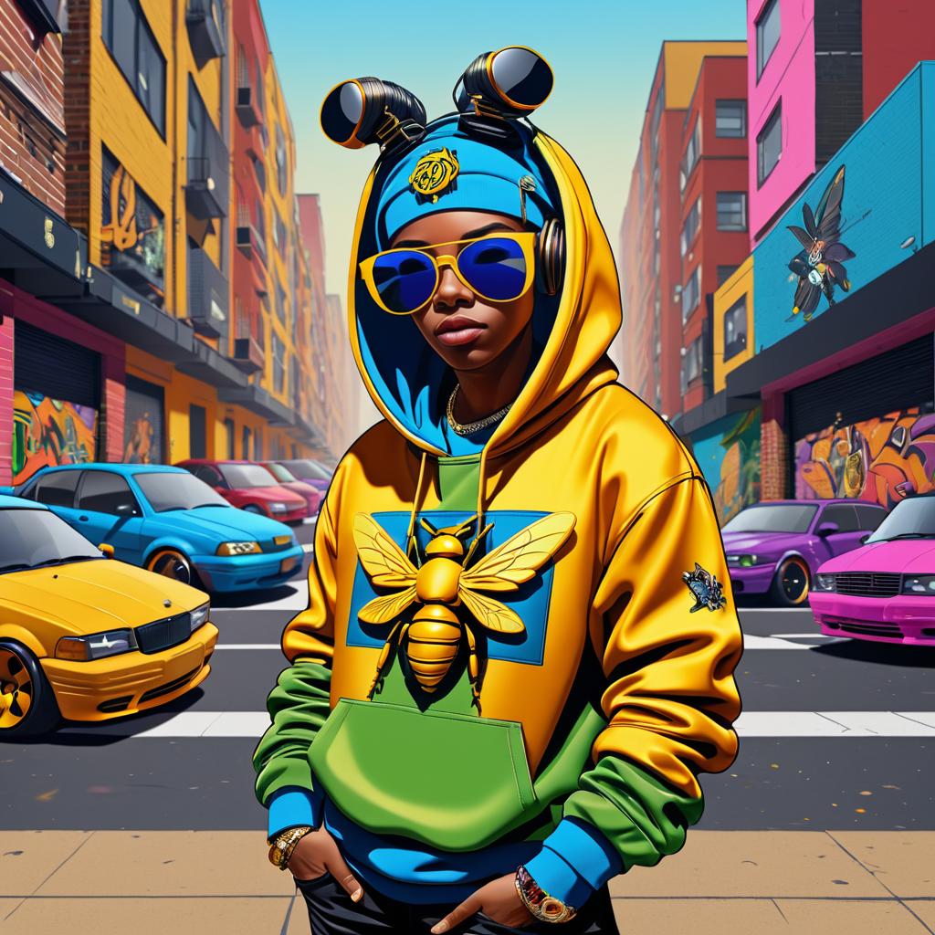 Wasp Rapper in Urban Vibe