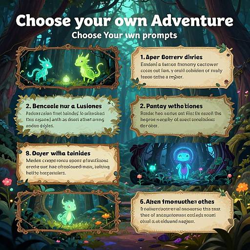 Mystical Forest Adventure Prompts