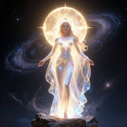 Majestic Theia Goddess of Celestial Light