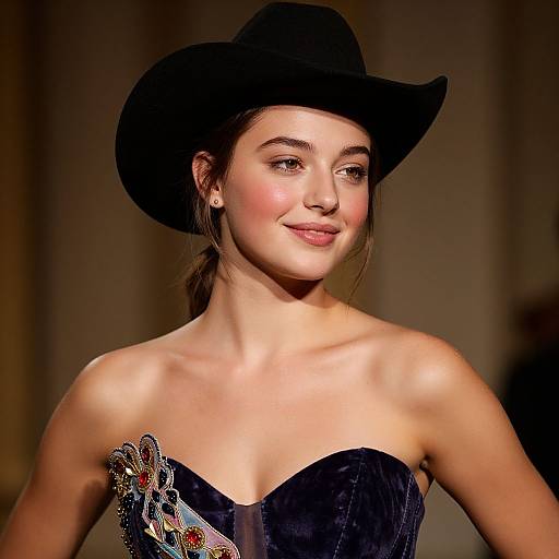 Photorealistic Italian Haute Couture Portrait