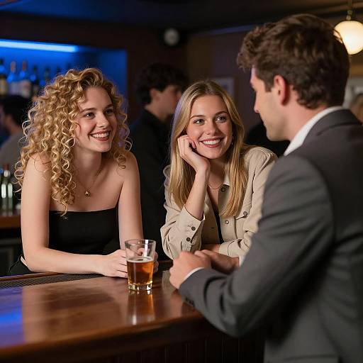 Evening Vibes at a Cozy Bar