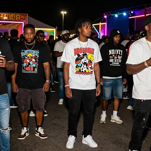 Neon Streetwear Festival Vibes