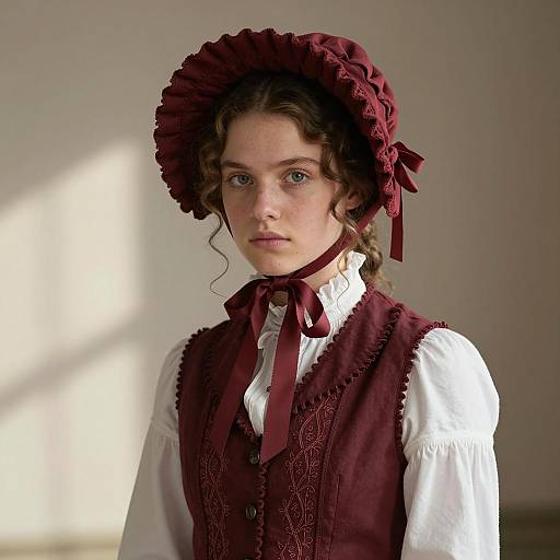 Photo-Realistic Victorian Girl Portrait