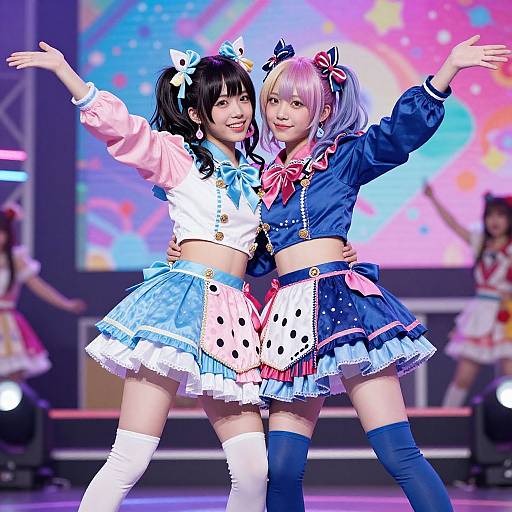 Conjoined Twins Kawaii Idol Dance