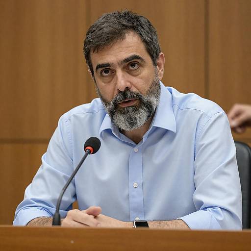 Focused Middle-Aged Man at Desk