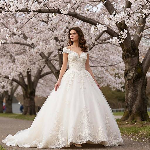 Elegant Bridal Ball Gown Scene