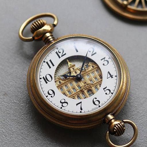 Ornate Vintage Gold Pocket Watch