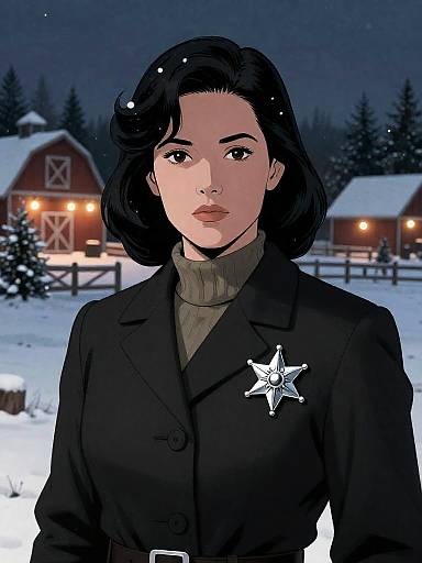Quiet Ranch Heiress in Snowstorm