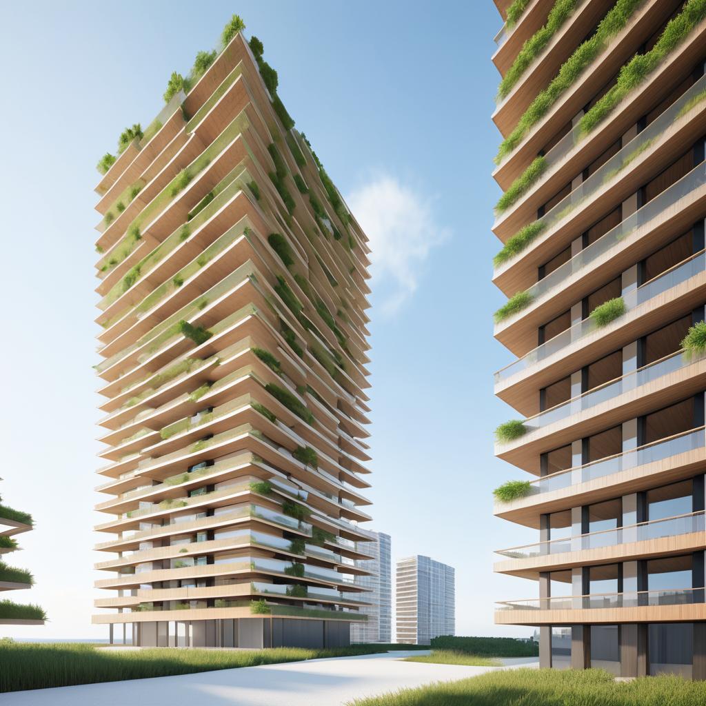 Minimalist High-Rise by Kengo Kuma