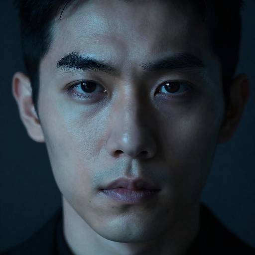 Intense Portrait of a Serious Man