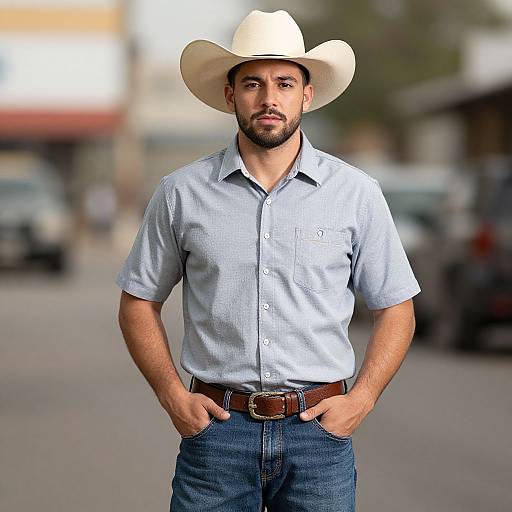 Casual Mexican Male Outfit Photo