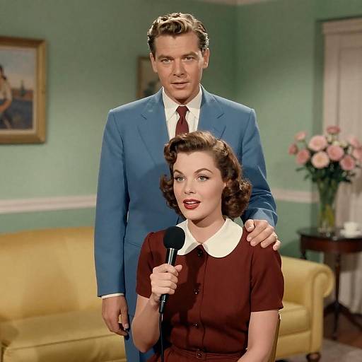 Vintage 1950s Movie Poster Design