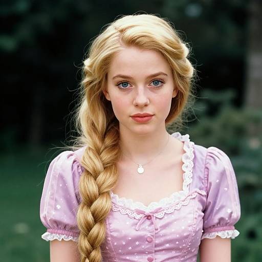 David Hockney Style Rapunzel Photo