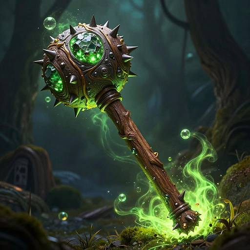 Enchanted Swamp Mace Visualization