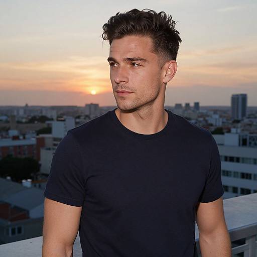 Modern Mullet Urban Lifestyle Portrait