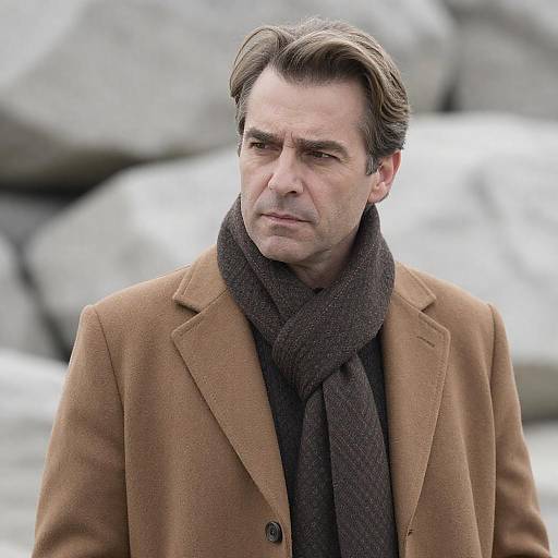 Serious Middle-Aged Man Portrait