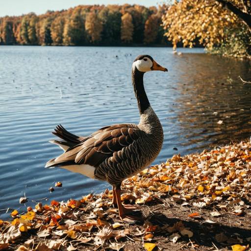 Autumn Leaf Goose Comes to Life