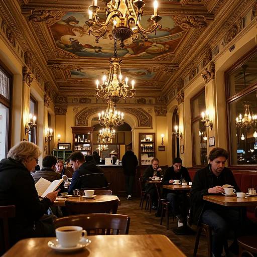 Cozy Interior of Pedrocchi Cafe